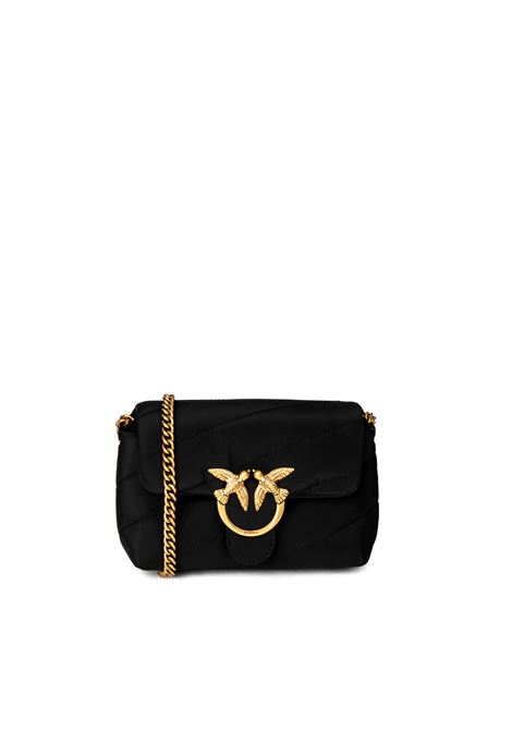 black/gold baby puff bag PINKO | 100040A0F2-PUFFBABY-Z99Q